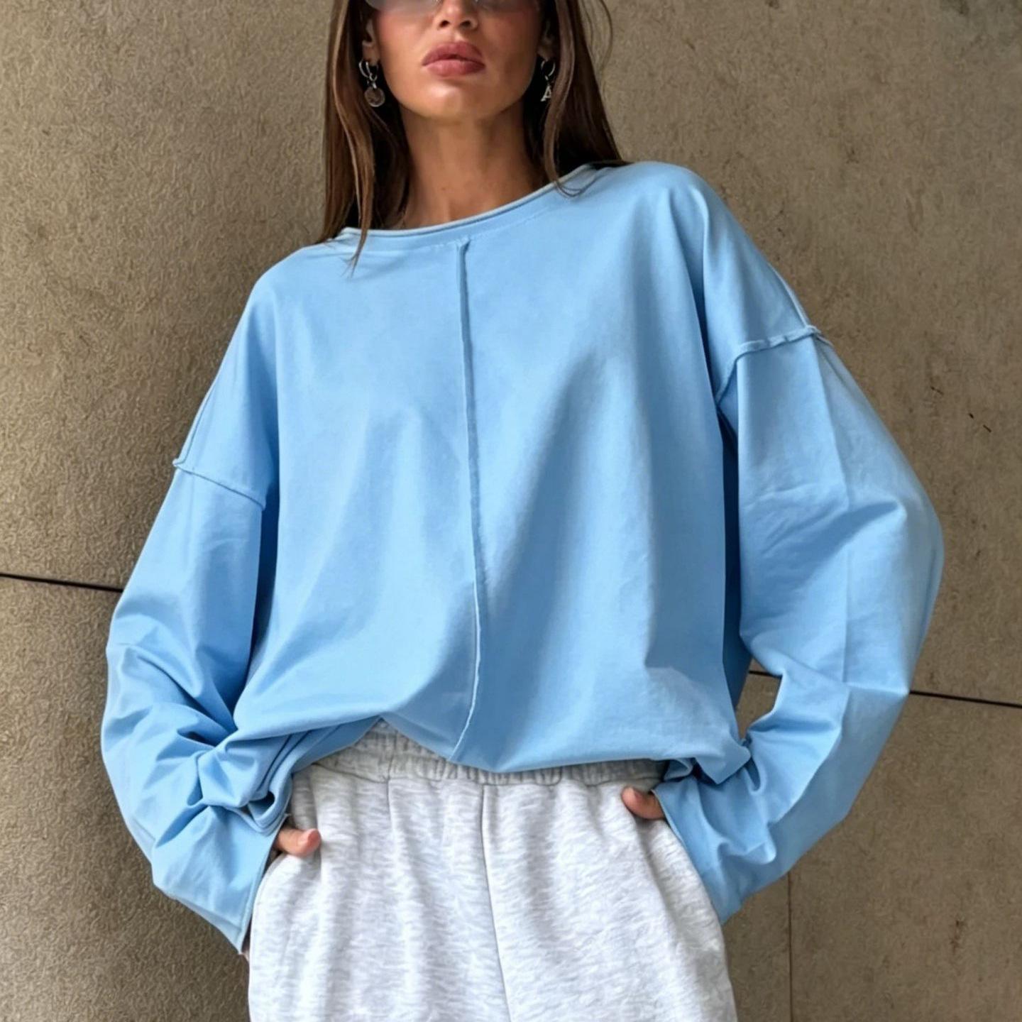 Soft Relaxed-fit Knitted Terry-loop