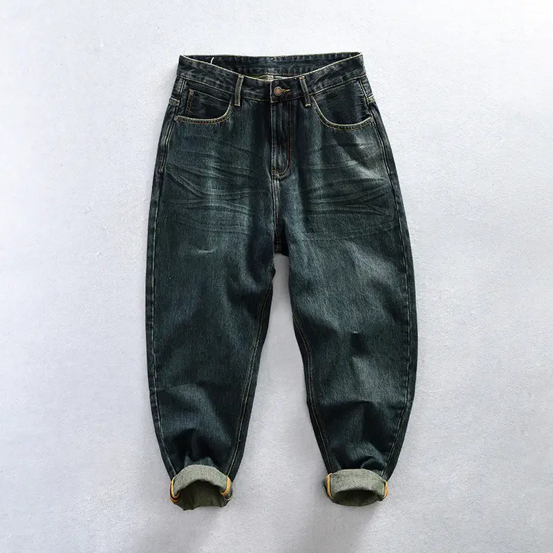 Men's Retro Straight Type Casual Jeans