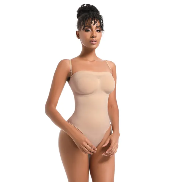 One piece Encryption One piece Tights Sk Belly Contracting One piece Corset Khaki - Shop at LoveMi