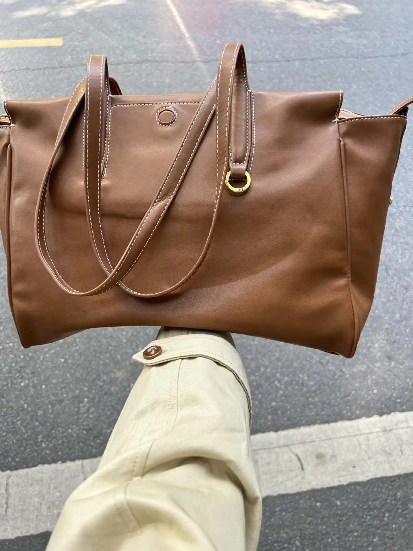 Women's Simple Retro Large Capacity Shoulder Bag