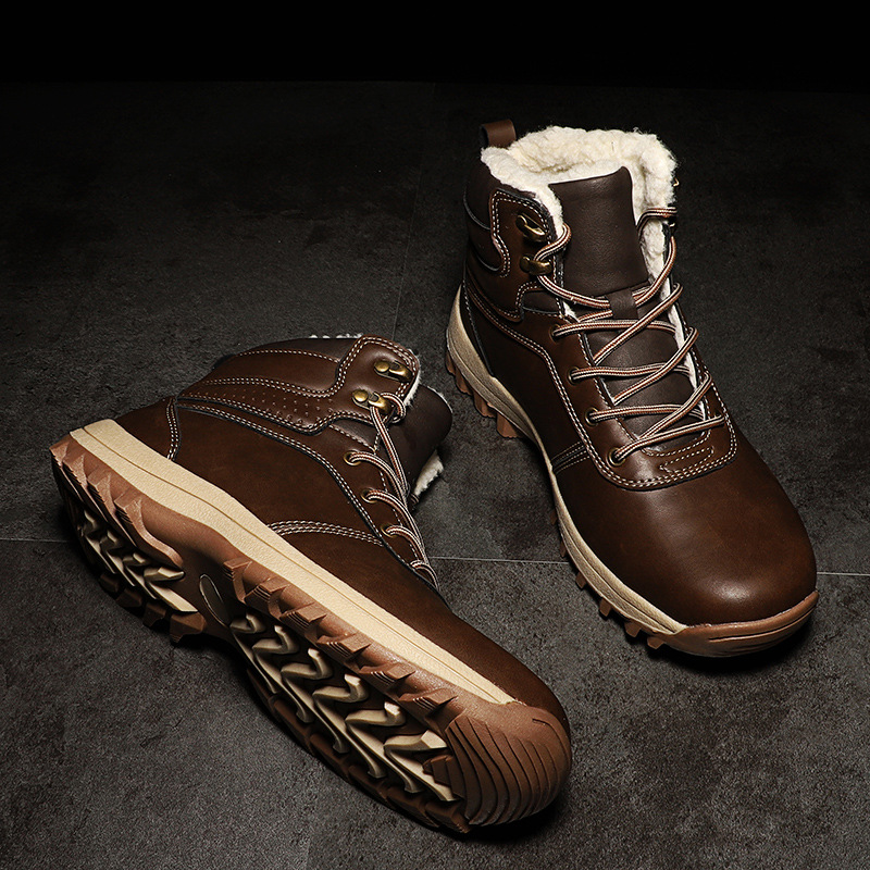 Title 5, Casual warm and velvet high-top snow boots