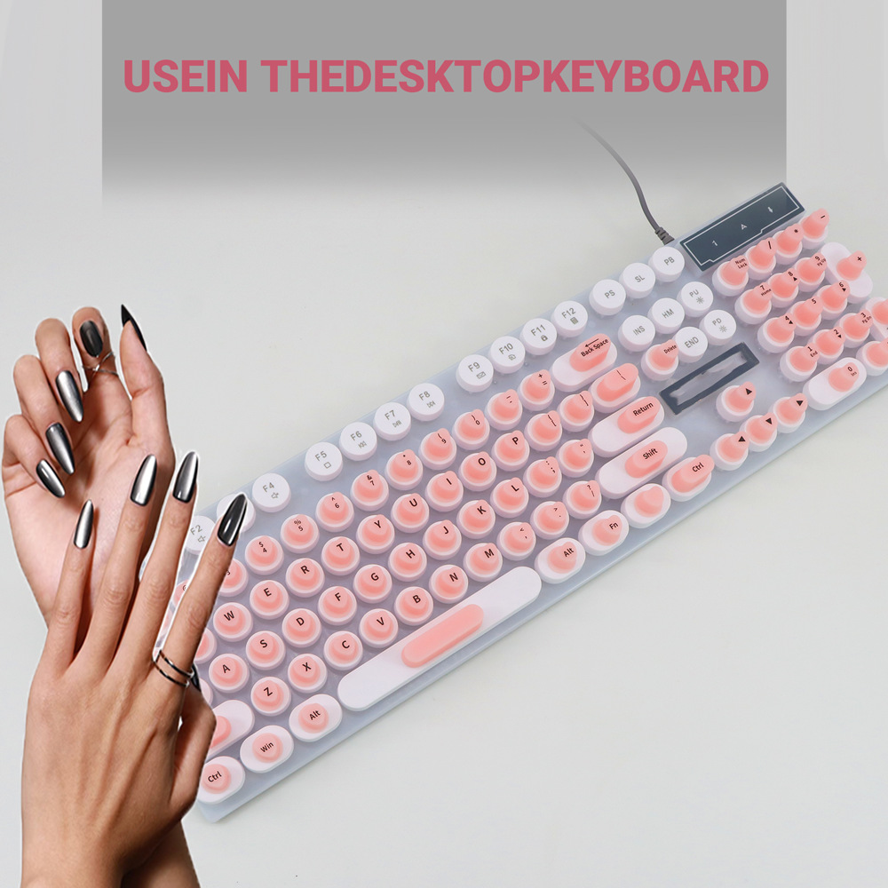 91 Button For Desktop And Notebook Computer Silicone Keyboard Stickers - Image 9