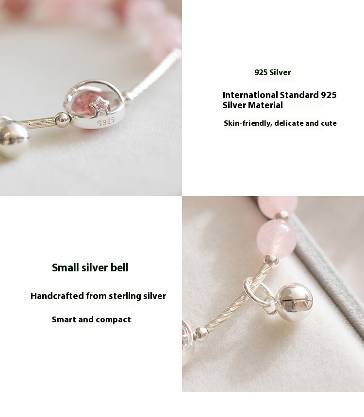 S925 Silver Handmade XINGX Bell Bracelet Girl Heart