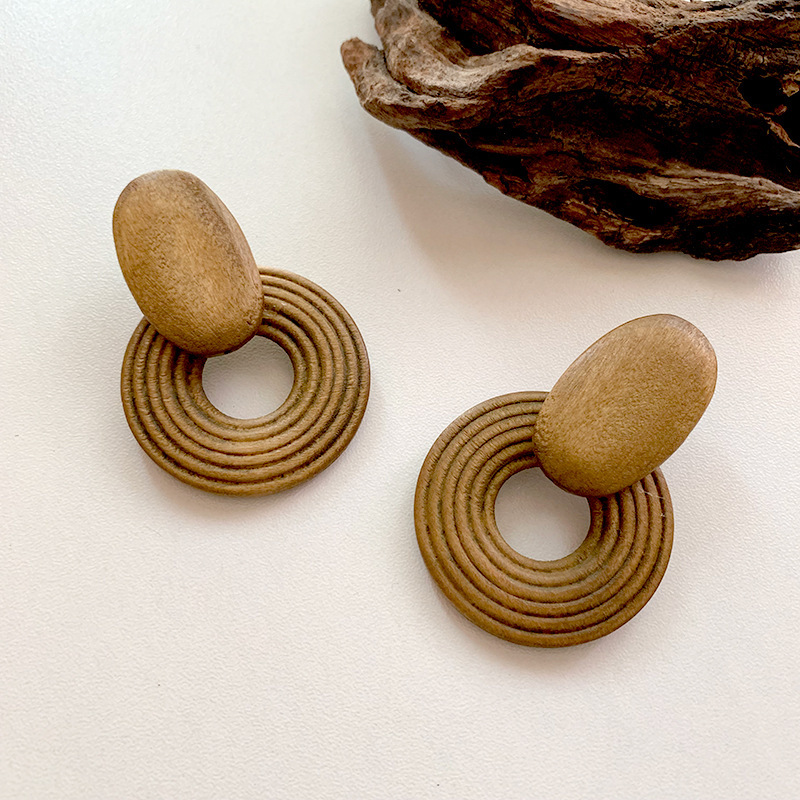 Simple Retro Statement Earrings For Women