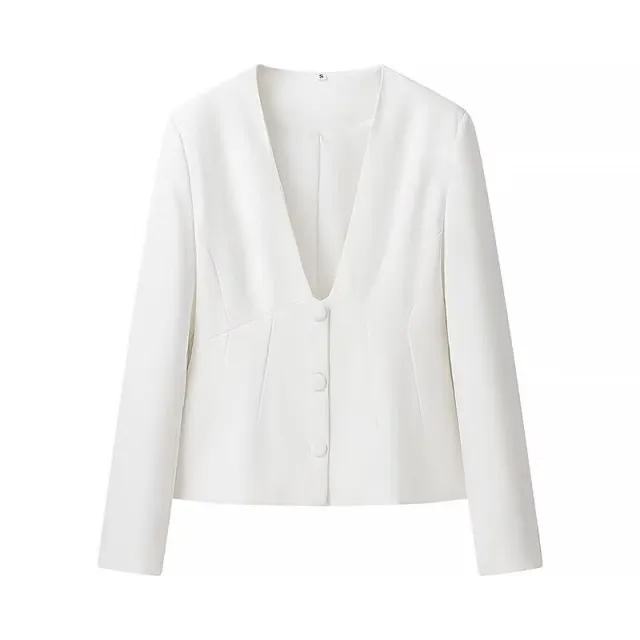 New Style Fashion Simple V neck Casual Suit Top - Shop at LoveMi