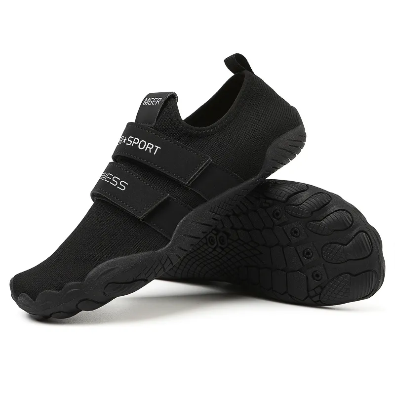 Couple Indoor Sneaker Breathable Non-slip - Black
