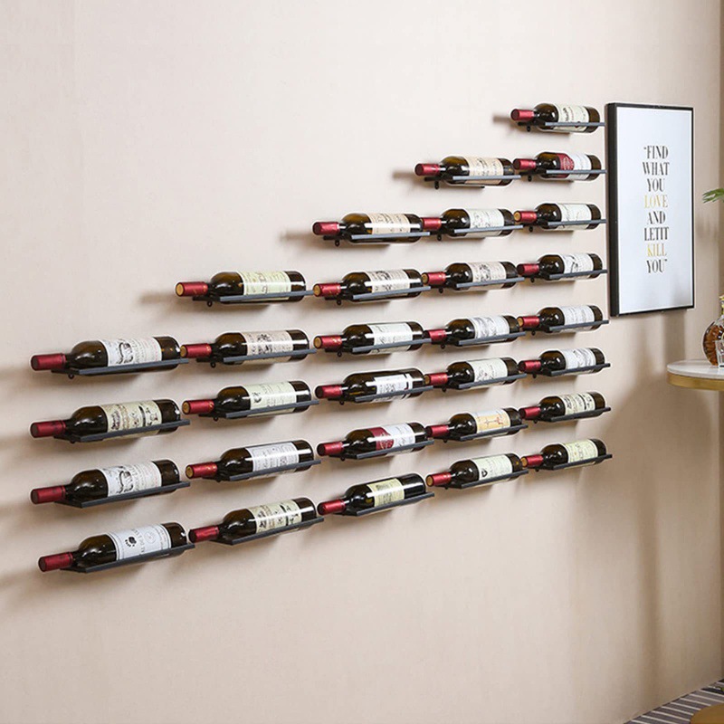 Creative Upside-Down Iron Wine Glass Rack