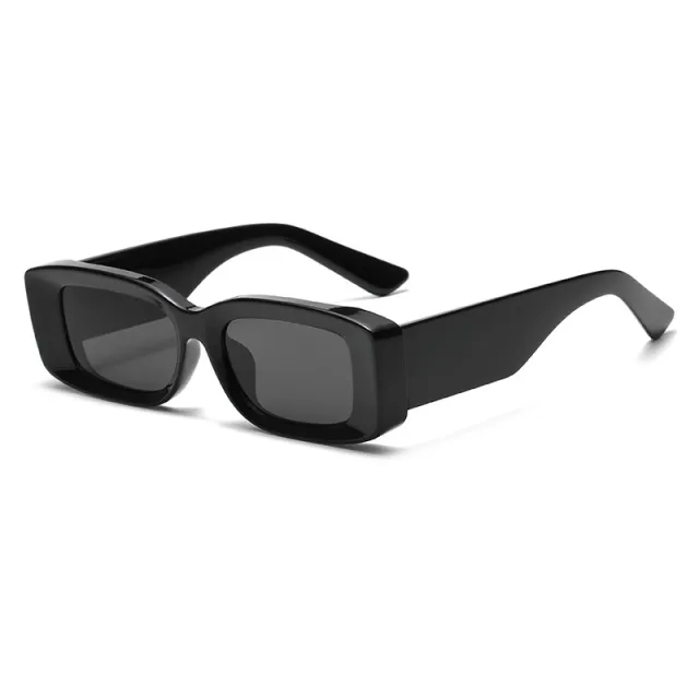 Square Sunglasses Retro Fat Edge Thick Frame Glasses C1 - Shop at LoveMi