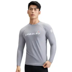 Men's Swimsuit Split Sun-proof And Breathable - Gray - View 1