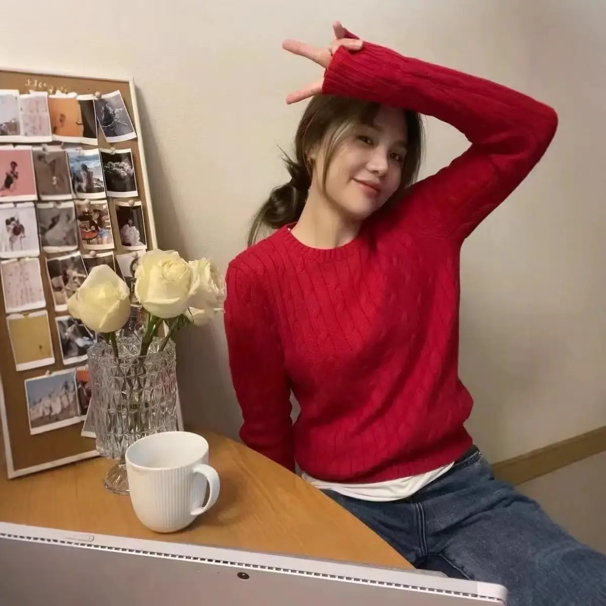 AutumnWinter Womens Fashionable All-Match Knitted Sweater