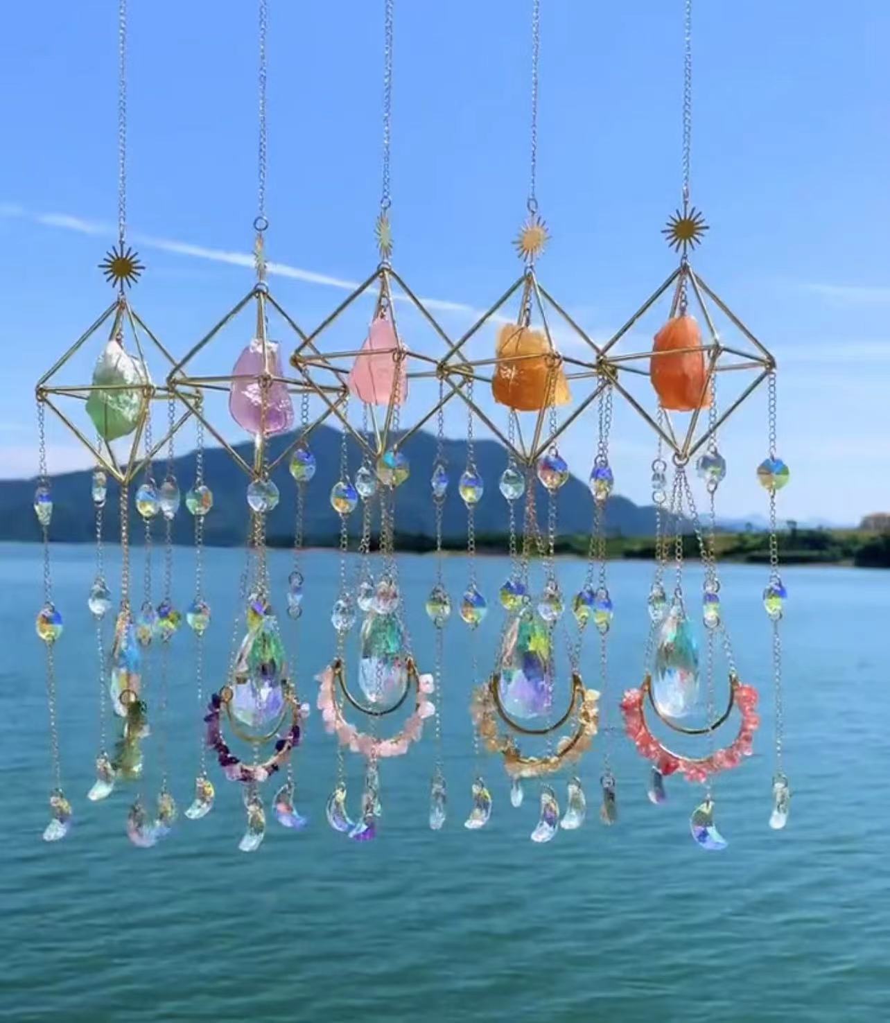 Title 5, Crystal Sun Catcher Hanging Aurora Gem