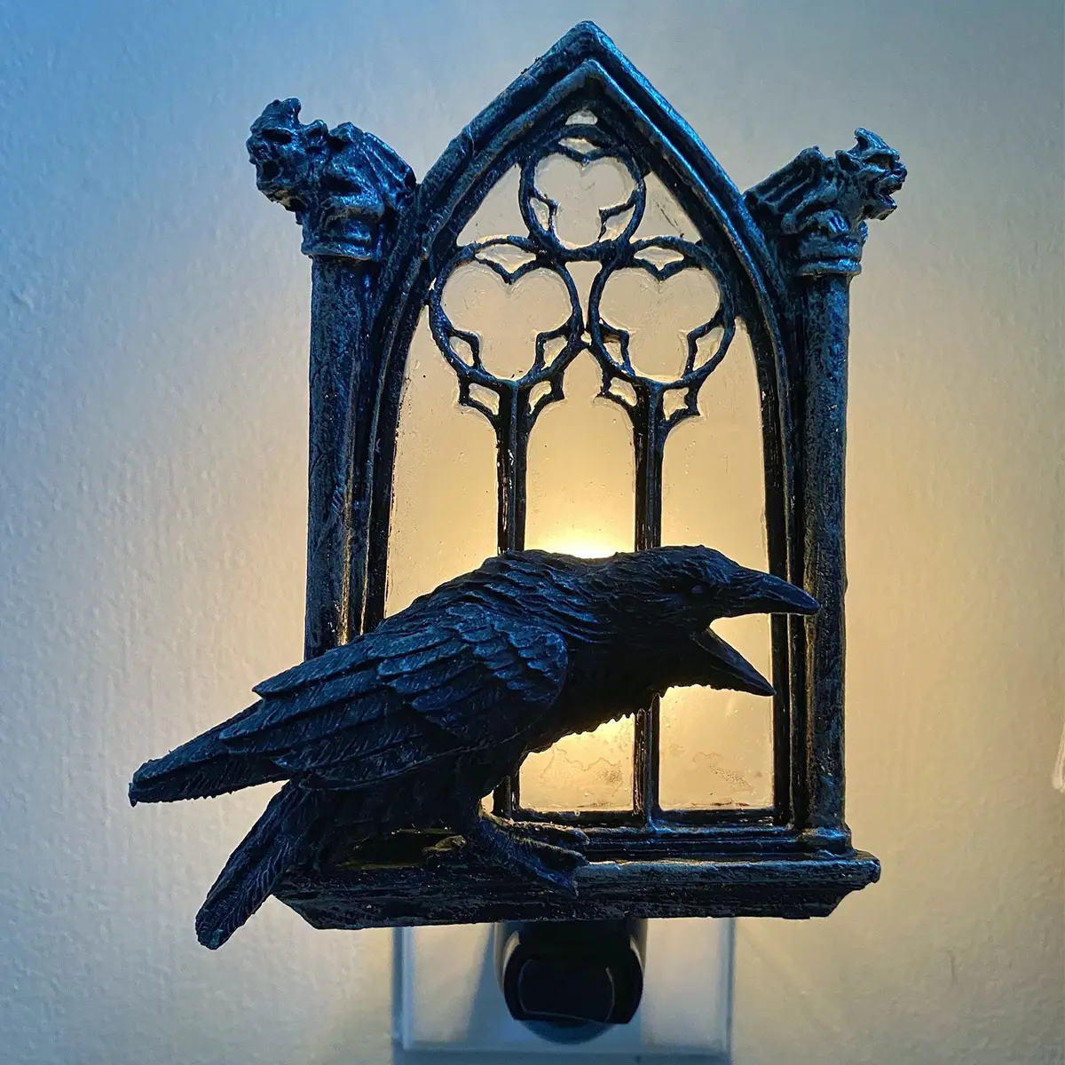Halloween Hanging Crow Small Night Lamp