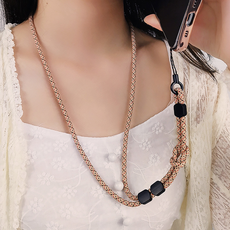 Long Minimalist Dual-purpose Detachable Adjustable Phone Lanyard