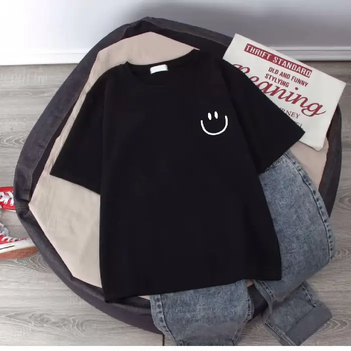 Fashionable Minimalist Short-sleeve Top For Boys