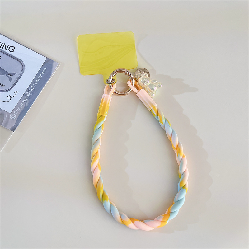 Luminous Bear Phone Lanyard – Short Wrist Strap with Clip, Anti-Lost Pendant for - 第 22/27 張圖片