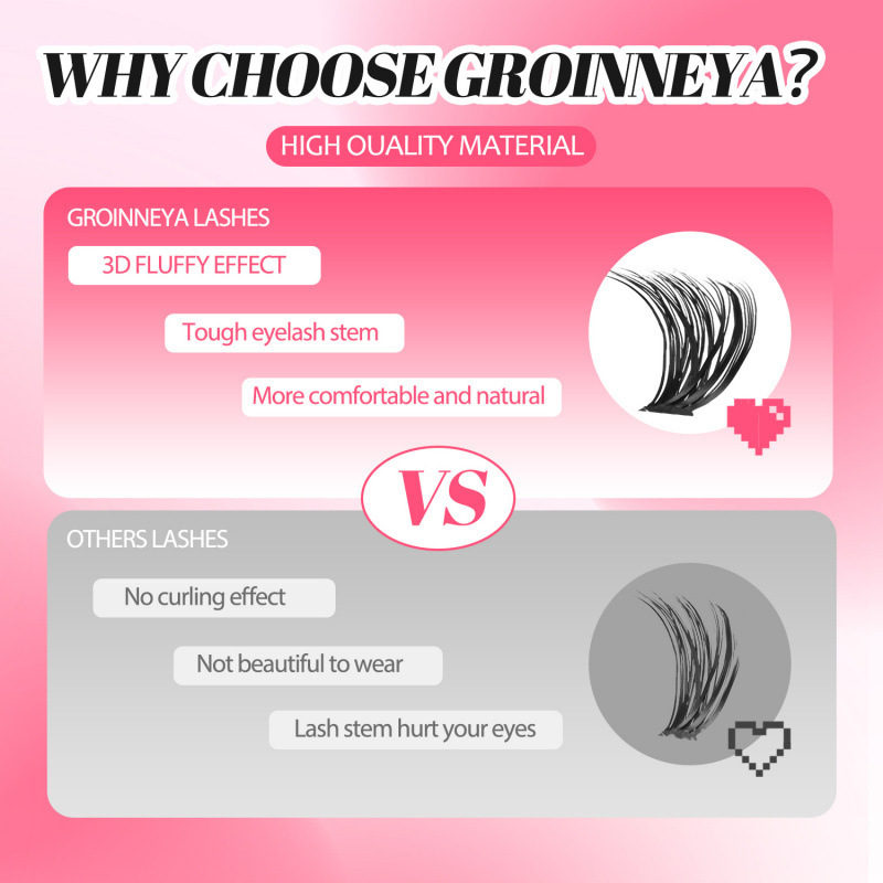 European And American Christmas Dense Segmented High Volume False Eyelash Set 4