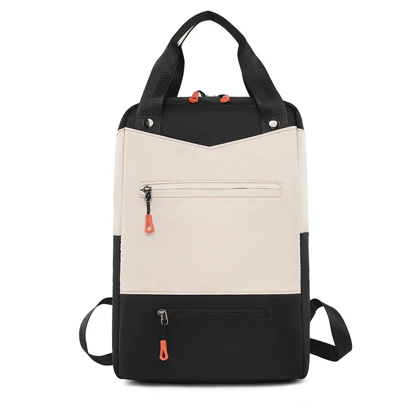 Women's Backpack Women's Large Capacity Fashion Oxford Cloth Outdoor Travel Leisure Portable - Beige