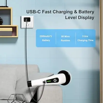 Multi-Functional Electric Cleaning Brush Set