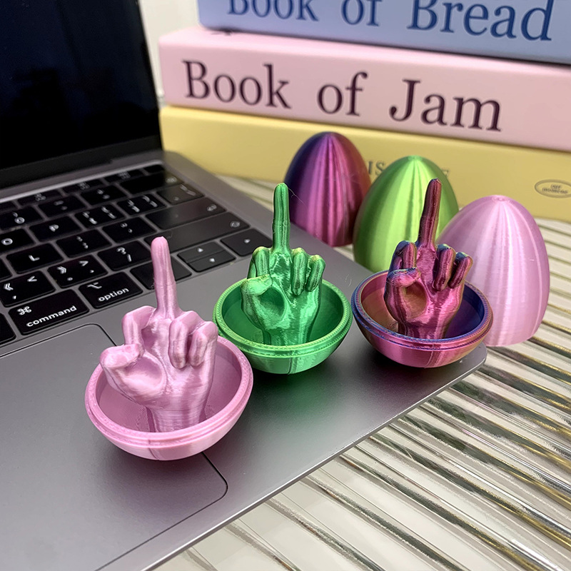 3d Printing Friendly Gesture Egg Decompression Artifact