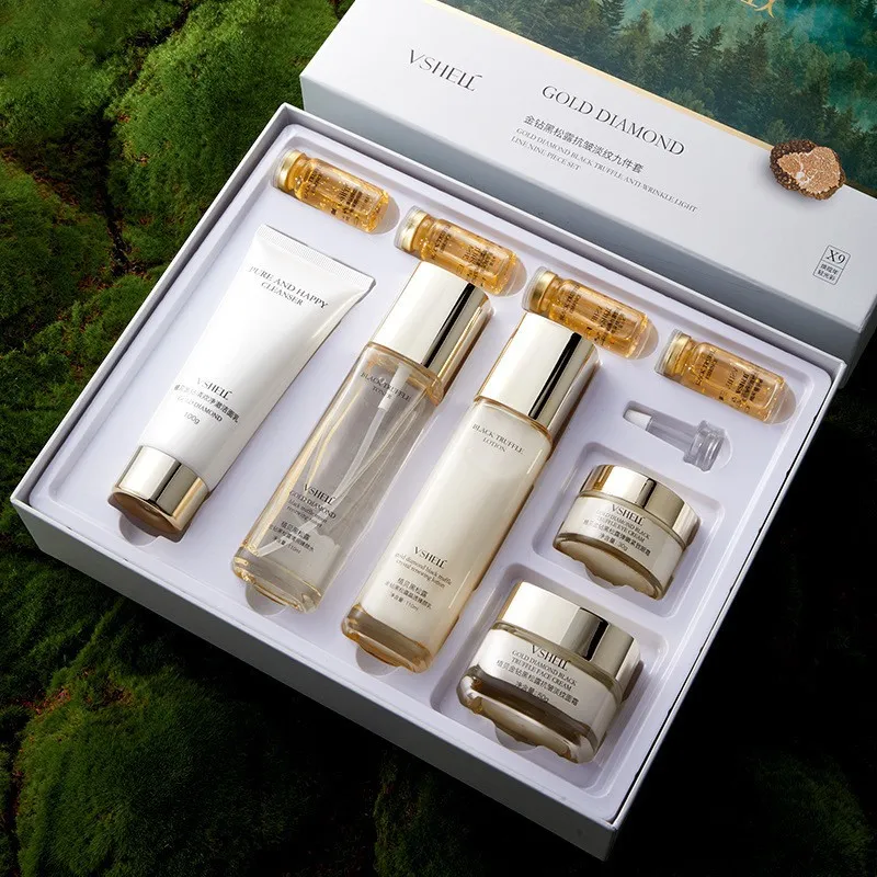 Perigord Truffle Light Lines Anti-wrinkle Skin Care Product Set - 9Pcs