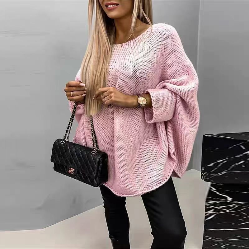 Women's Poncho Fashionable Knitted Shawl Sweater