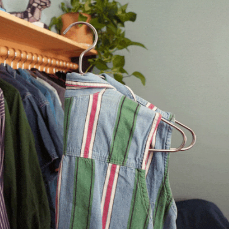 Foldable Hanger Plastic Storage - Image 2