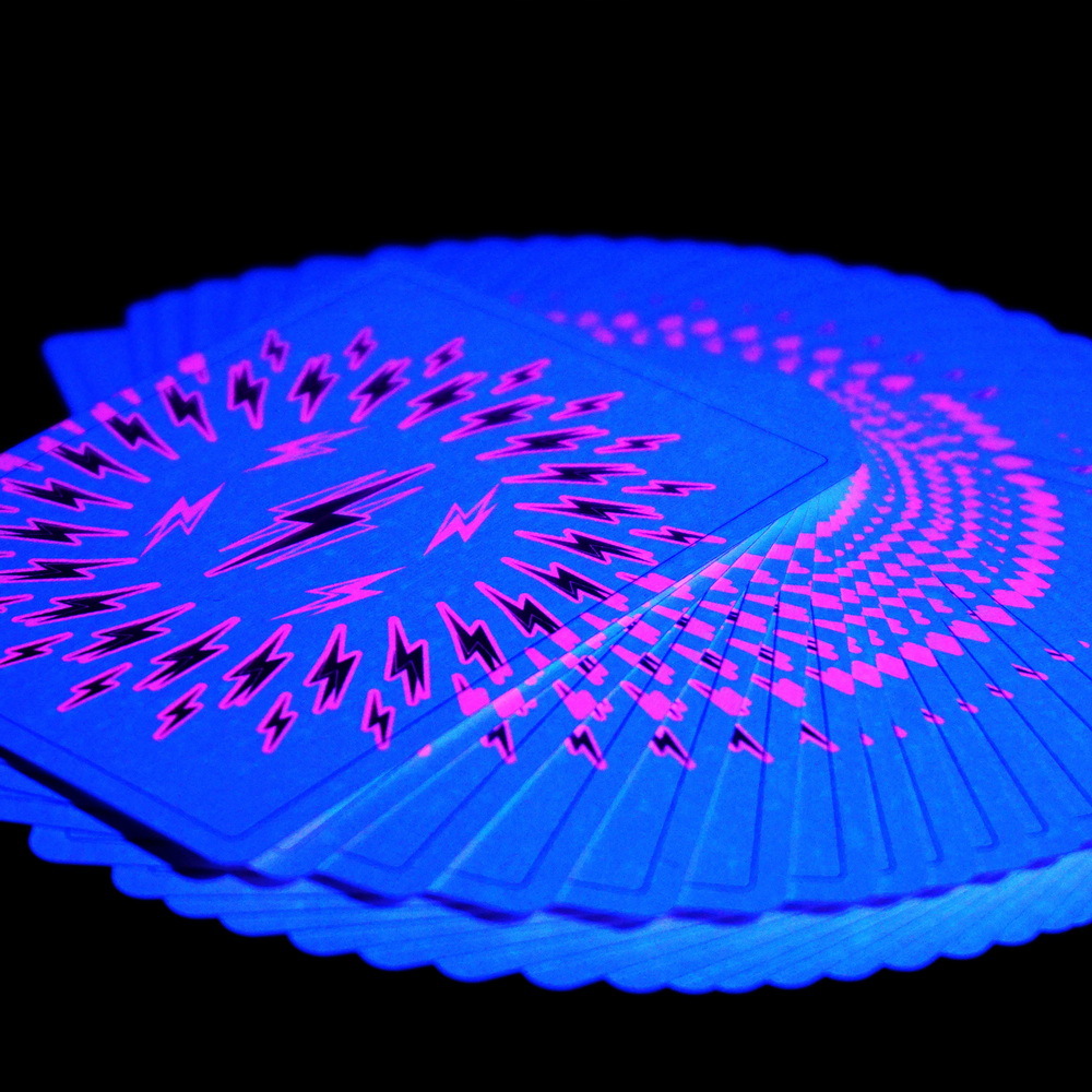 Personalized fluorescent magic playing cards (soul black)