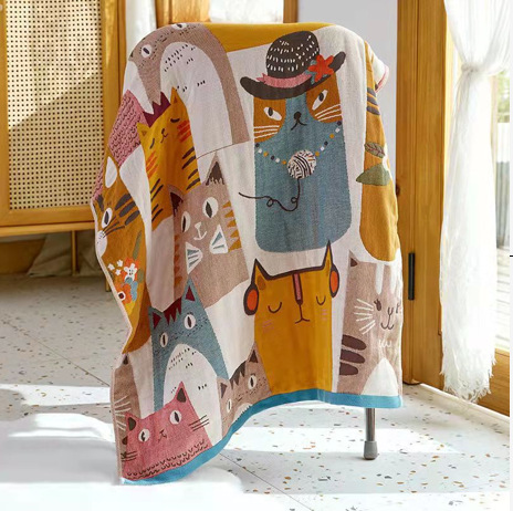 New Multi-layer Gauze Cotton Bath Towel