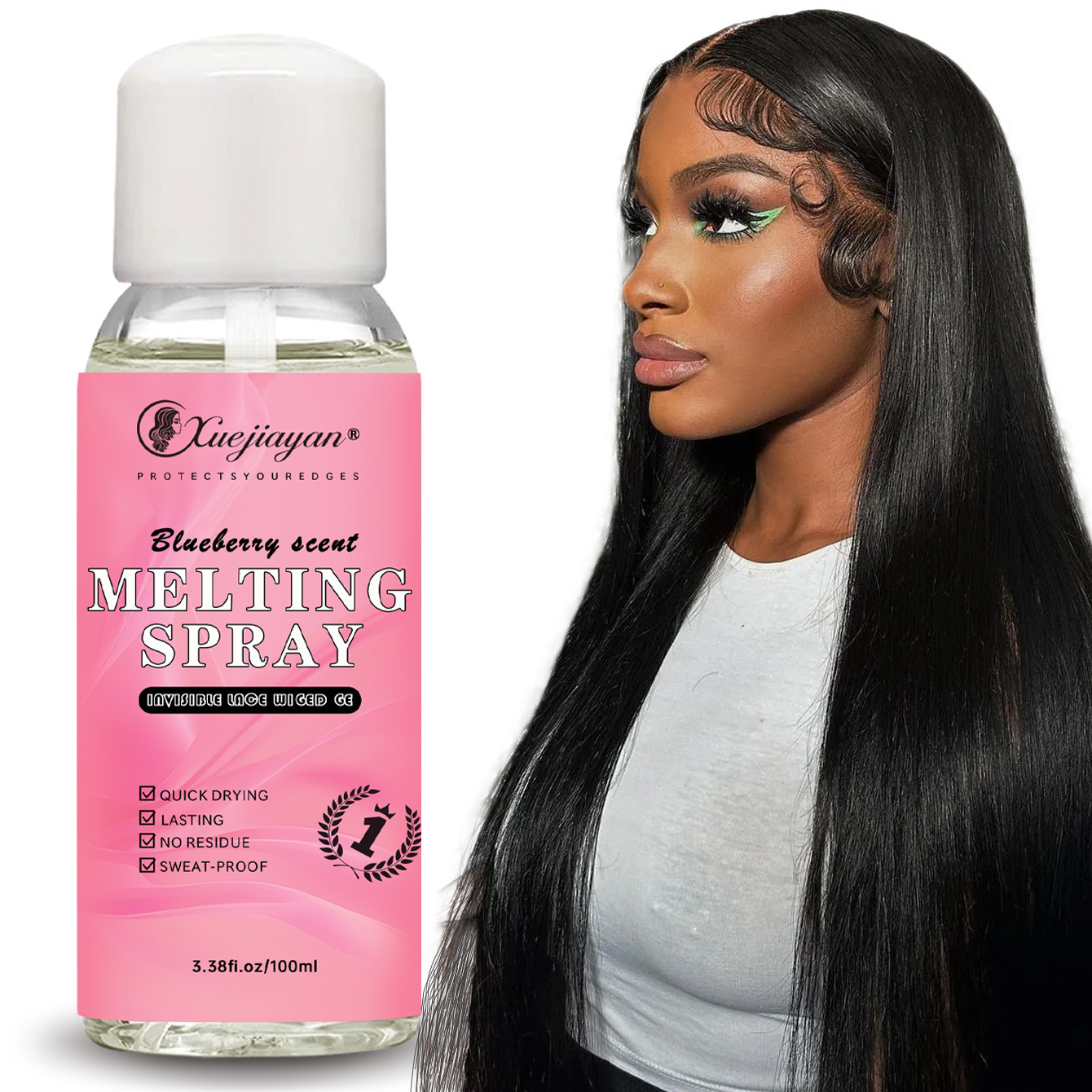 Title 3, Lace Wig Spray Glue Easy To Dry Transparent