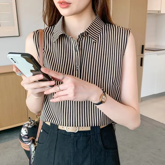 Stylish Western style Striped Vest For Women This Summer Picture Color Xl - Shop at LoveMi