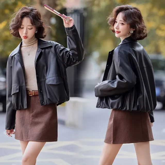 Small Design Sense Casual Jacket Top Black - Shop at LoveMi
