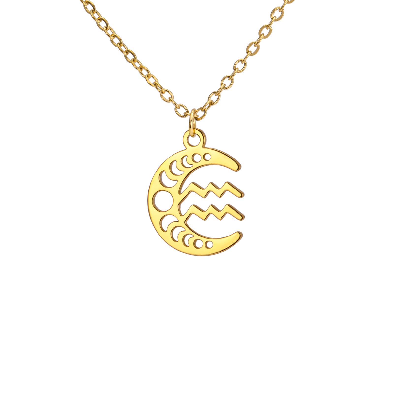 Fashion Simple Twelve Constellation Series Necklace