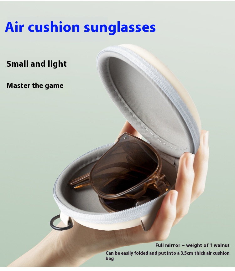 Fashionable Retro Sun Protection Folding Sunglasses - Image 7