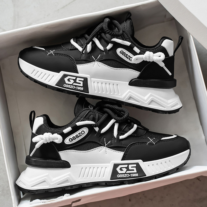 Mens Trendy Dad Shoes With A Chunky Breathable Sole For Casual Wear