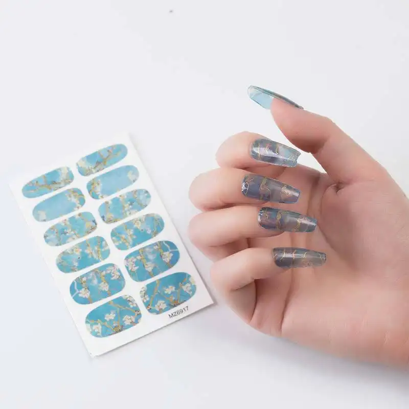 Nail Sticker European And American Oil Painting