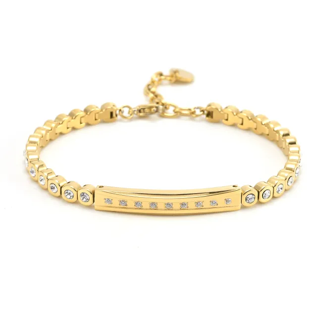 Popular Light Luxury High grade Diamond embedded Star Rainbow Bridge Bracelet Gold - Shop at LoveMi