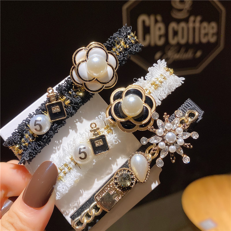 Classic Style Camellia Barrettes Female Sweet Fairy Fringe Clip Head Accessories