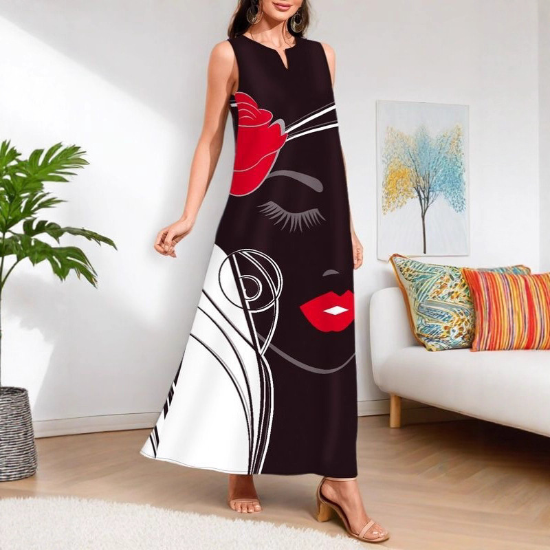 New Stylish Casual Printed Dress For Women