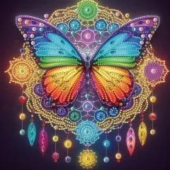 5D Alien Cartoon Bright Diamond Painting - Lq110 1 - View 1