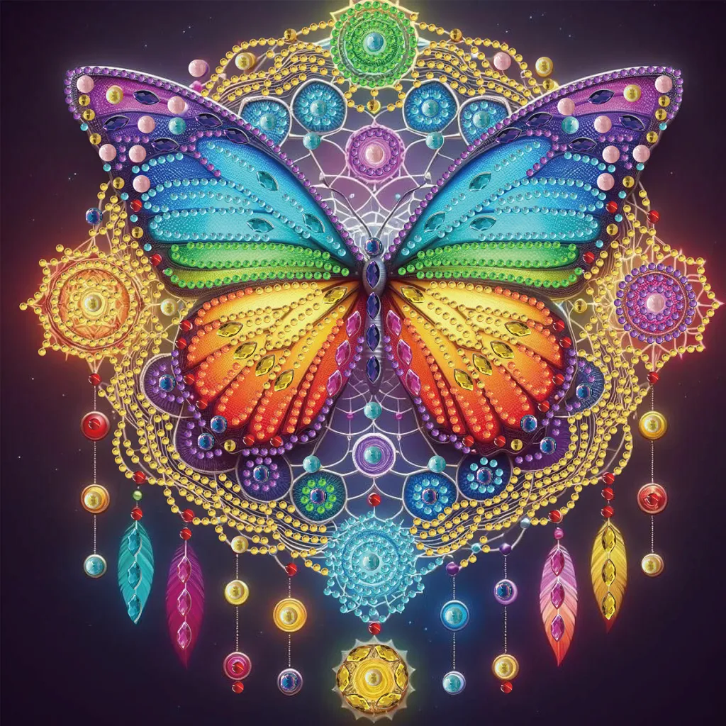 5D Alien Cartoon Bright Diamond Painting - Lq110 1