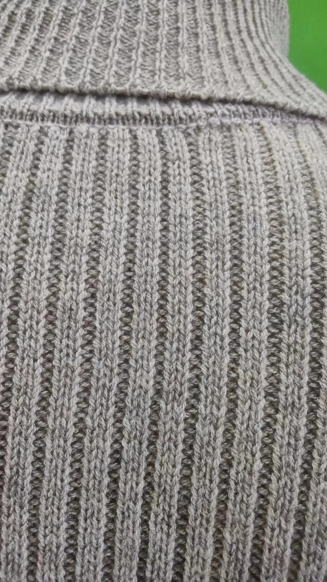 Men's Turtleneck Lapel Color Matching Knitted Sweater