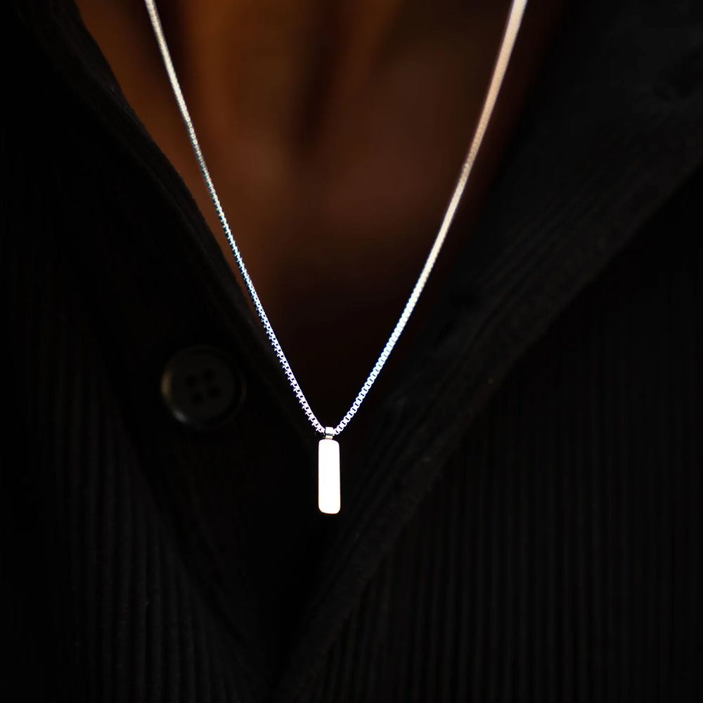 Luxury Design Titanium Steel Clavicle Chain Jewelry