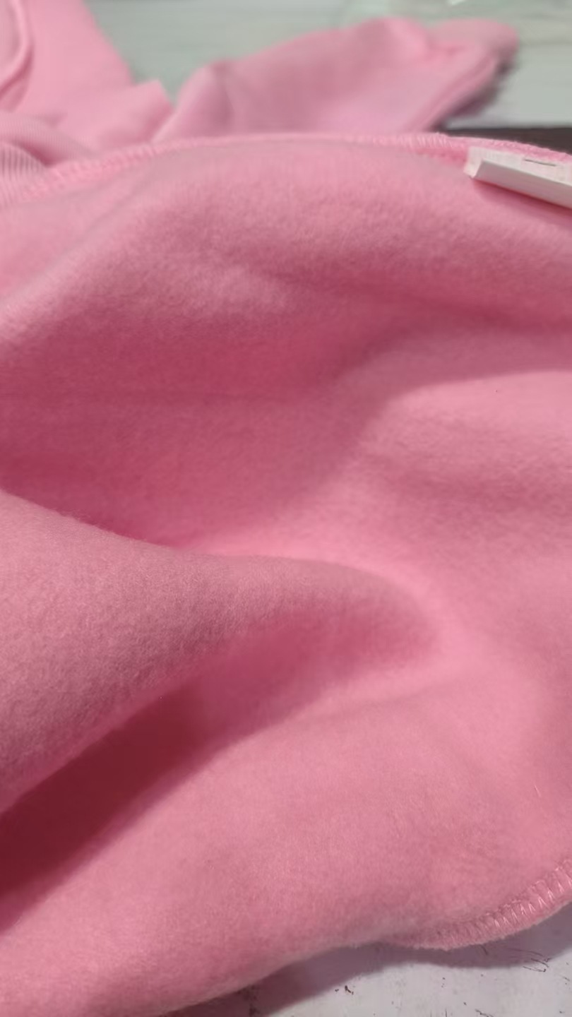 Women's fleece-lined hooded sweatshirt fit view