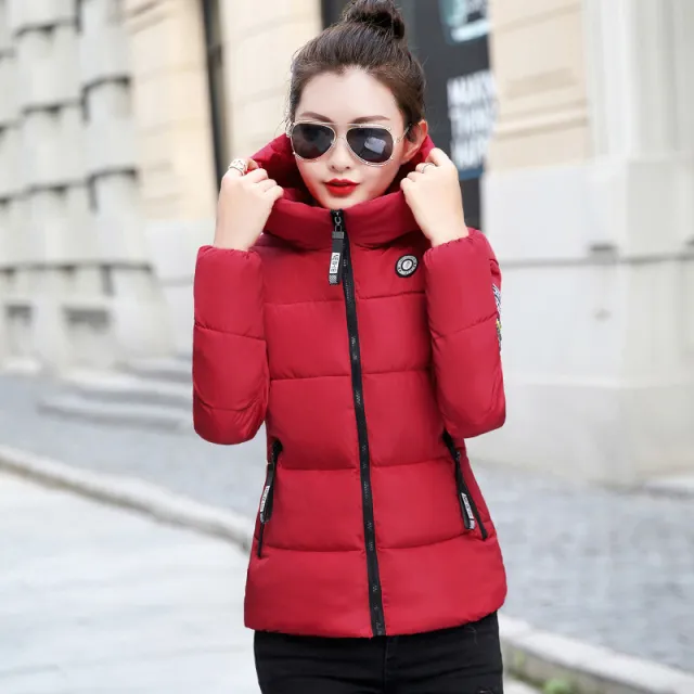 Women's Fashion Thickened Student Cotton Padded Red - Shop at LoveMi