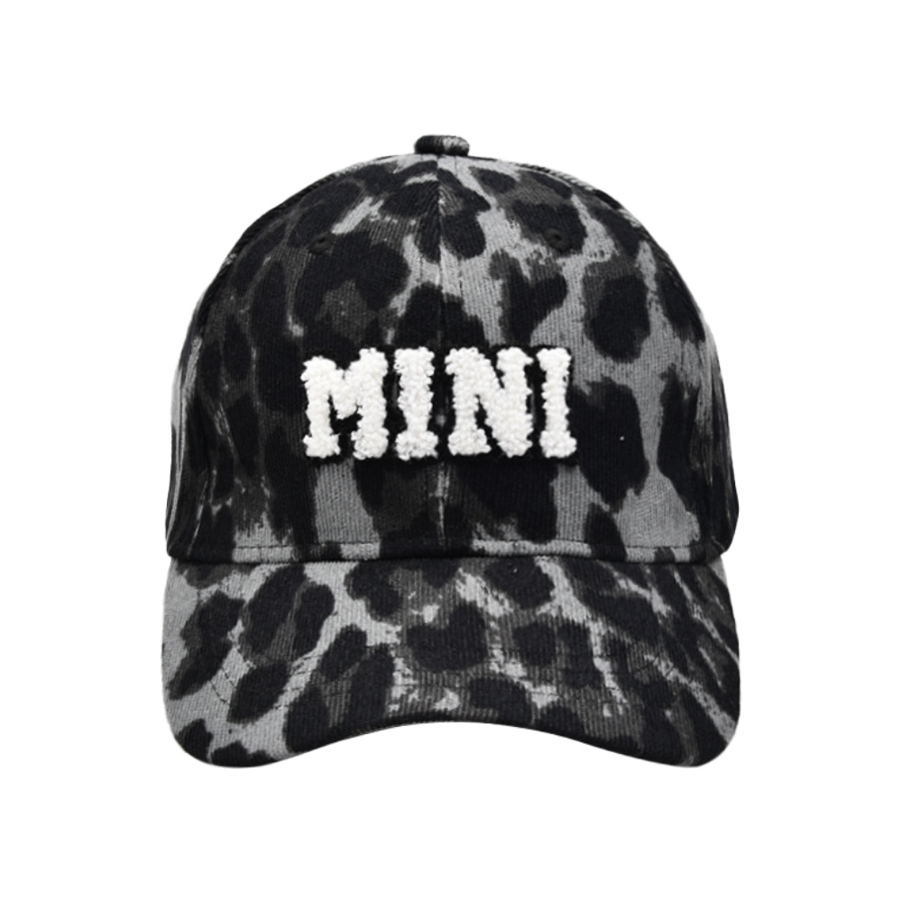 MINI Gray Leopard Print