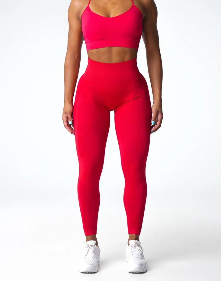 Sports Trousers Sports Yoga Pants - Red