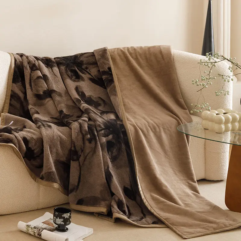 Jacquard-printed Throw Blanket Air-conditioning