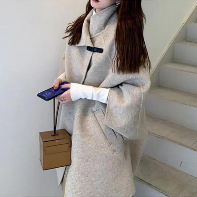 Women's Japanese Coat Autumn And Winter New Korean Style Oatmeal Color - Shop at LoveMi