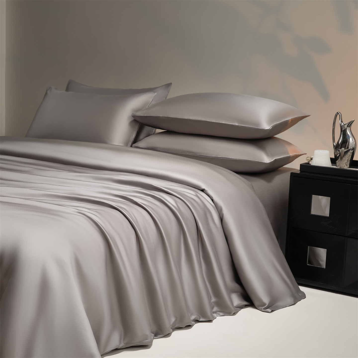 Affordable Luxury High-end Tencel Four-piece Bedding Set Sheets And Duvet Cover — foto 3