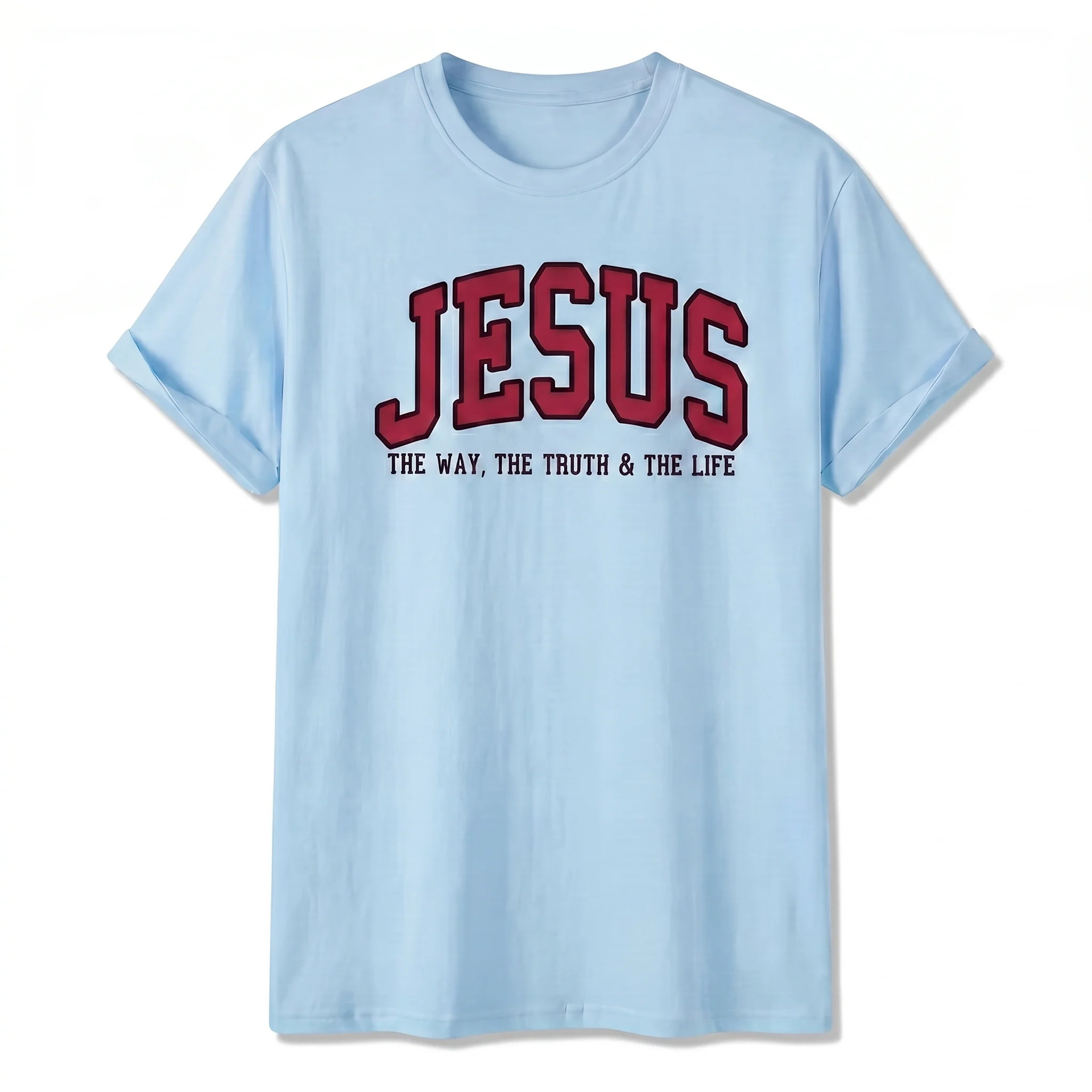 Casual T-shirt With Letter And Graphic Print 9